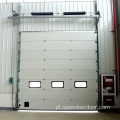 Porta seccional industrial selada para armazém